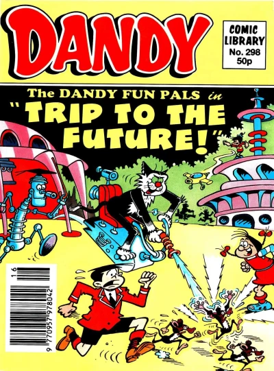 Cover of The Dandy Fun Pals in "Trip to the Future!"