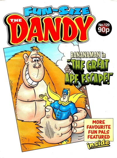 Cover of Bananaman in "The Great Ape Escape!"