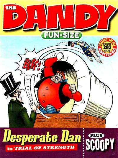 Cover of Desperate Dan in Trial of Strength