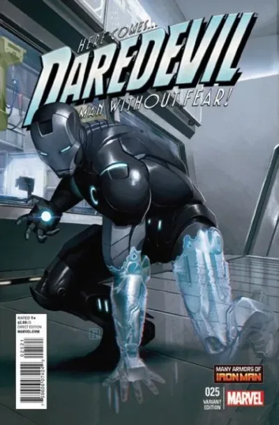 Cover of Jorge Molina Incentive Many Armors of Iron Man Variant (1:20)