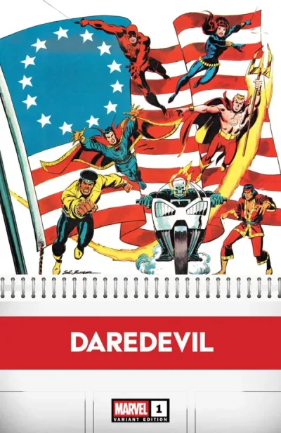 Cover of Sal Buscema Incentive Bicentennial Calendar Hidden Gem Variant (1:50)