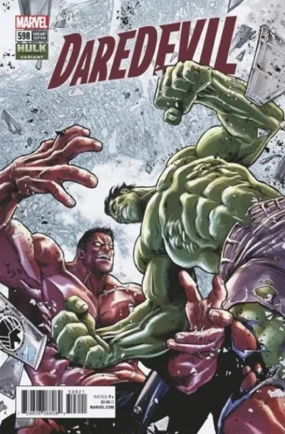 Cover of Marco Checchetto Hulk Smash Variant
