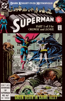 Cover of Dark Knight Over Metropolis Part 1: Green Death in Crime Alley