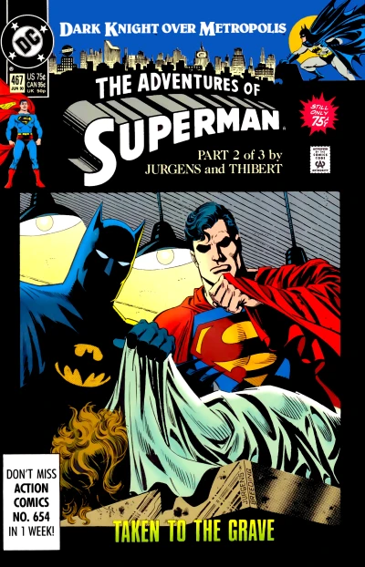 Cover of Dark Knight Over Metropolis Part 2: Taken to the Grave