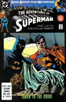 Cover of Dark Knight Over Metropolis Part 2: Taken to the Grave