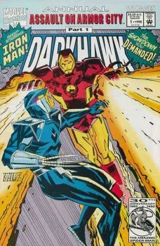 Cover of Assault On Armor City Part 1: Search; Deadly Foes Of Darkhawk; The Fishing Trip; Dawn Of The Darkhawk Revisted; The Cabal