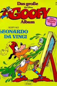 Goofy als Leonardo da Vinci