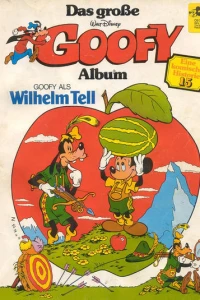 Goofy als Wilhelm Tell
