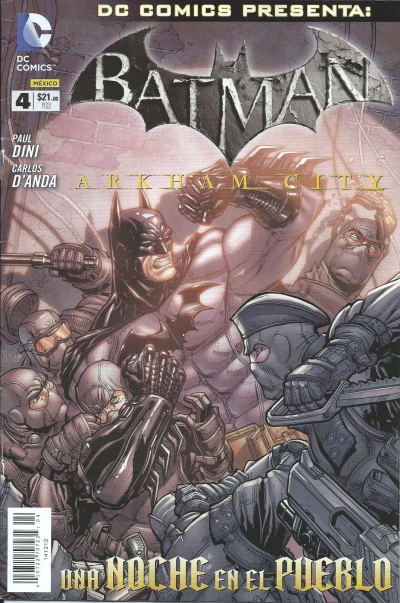 Cover of Batman Arkham City #4: Una noche en el pueblo