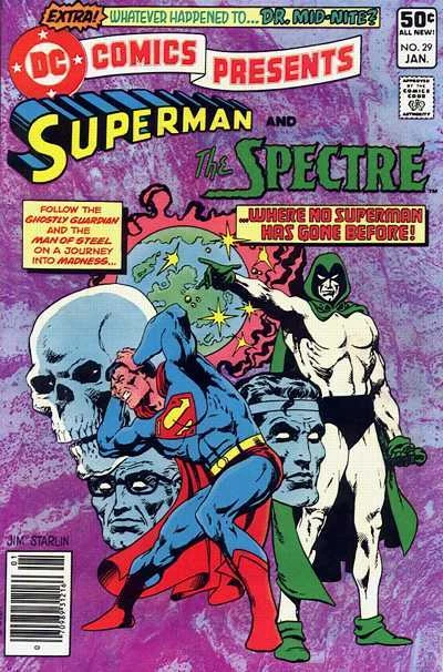 Cover of Where No Superman Has Gone Before!; Whatever Happened to Dr. Mid-Nite?