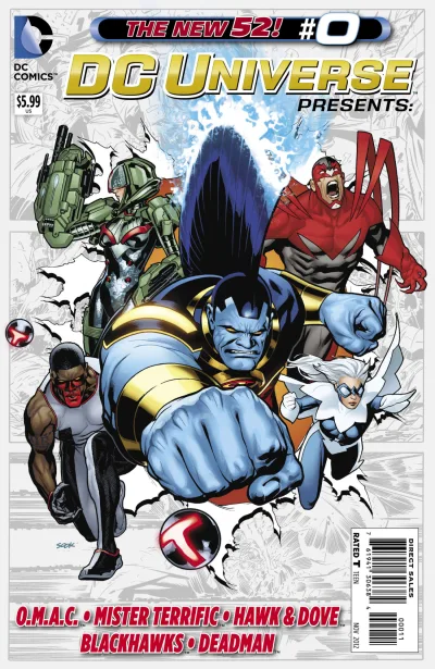 Cover of Origins Matter After Cancellation; Mister Terrific; Balance of Power; Mother Machine; Kinstanc Karma