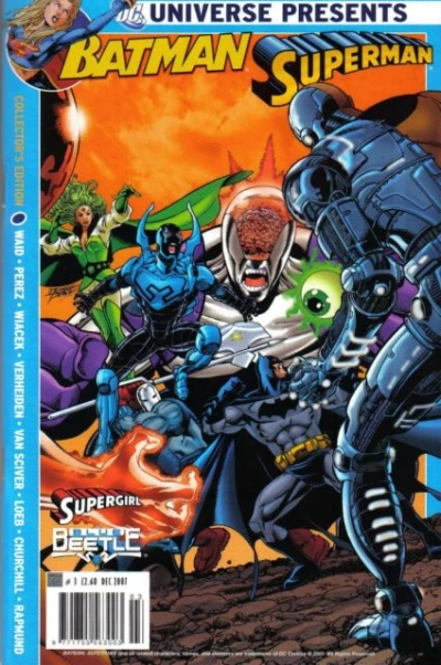 Cover of Superman/Batman #30, Brave and the Bold #3 and Supergirl #2