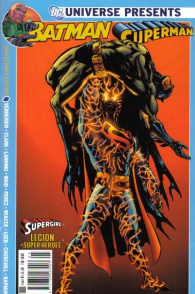Cover of Superman/Batman #32, Brave and the Bold #5 and Supergirl #4