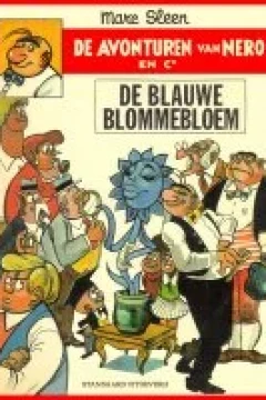De blauwe blommebloem