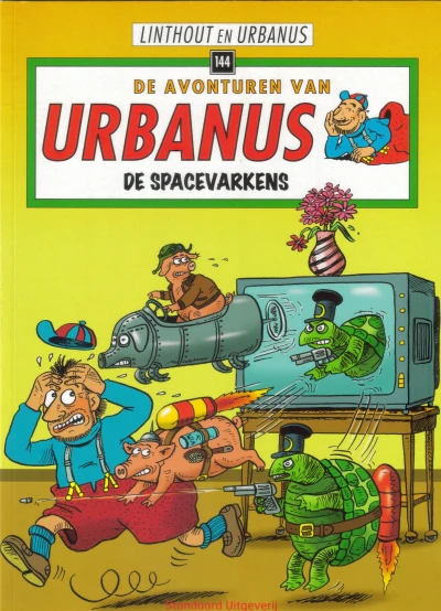 Cover of De spacevarkens