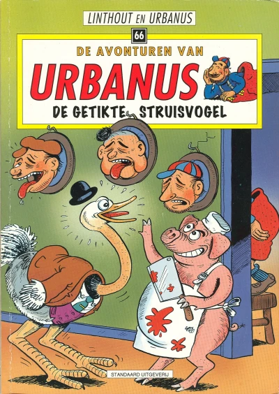 Cover of De getikte struisvogel