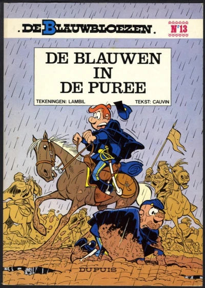 Cover of De Blauwen in de Puree