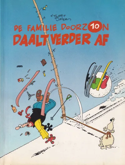 Cover of De familie Doorzon daalt verder af