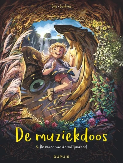 Cover of De veren van de satijnarend