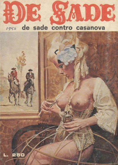 Cover of De Sade contro Casanova