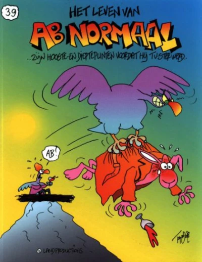 Cover of Het Leven van Ab Normaal... zijn hoogte- en dieptepunten voordat hij TV-ster werd