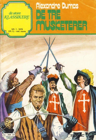 Cover of De Tre Musketerer