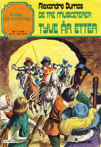 Cover of De Tre Musketerer: Tyve ar Etter
