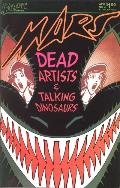 Cover of Dead Artists and Talking Dinosaurs
