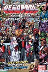The Wedding of Deadpool; Operation Ballerina Drop; #$%@-faced in Vegas; With This Hand, I Thee Wed; Continuity Spontinuity; The Niagara Bride; Fanged; Quickie; So Deadpool Walks Into a Bar...; Eulogy for a Winkie; There Will Be No Honeymoon; Savage Land: