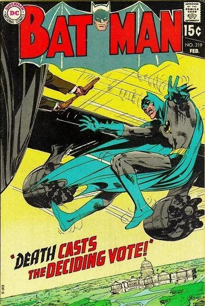 Cover of Death Casts The Deciding Vote!; The Silent Night of the Batman