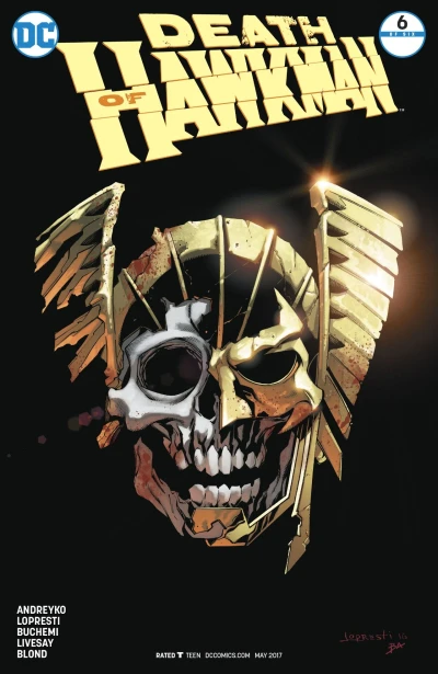 Cover of Death of Hawkman