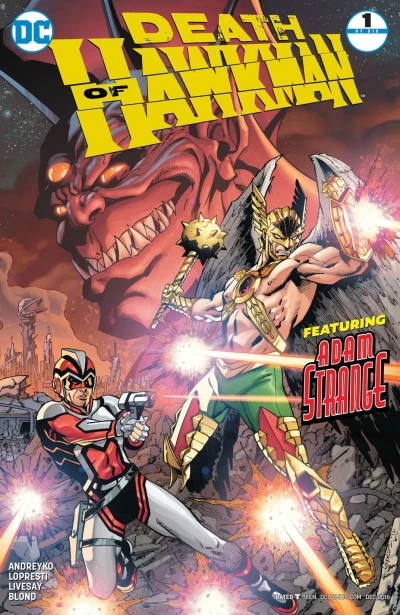 Cover of Death of Hawkman