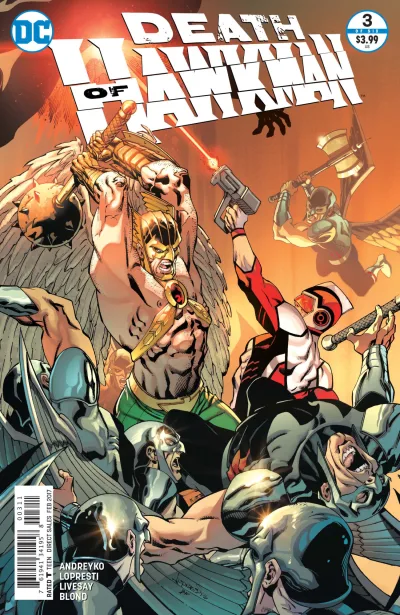 Cover of Death of Hawkman