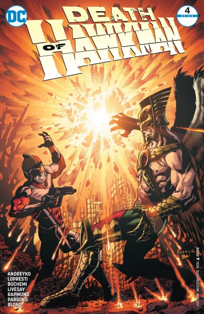 Cover of Death of Hawkman
