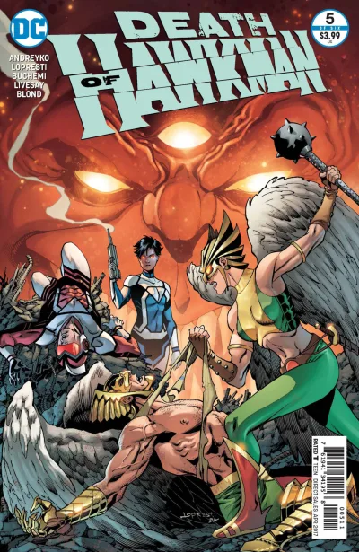 Cover of Death of Hawkman