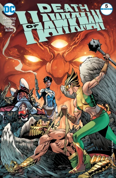 Cover of Death of Hawkman