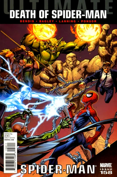 Cover of Death of Spider-Man, Part Three of Five