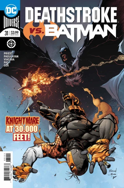 Cover of Deathstroke Versus Batman Part 2 of 6: The Falling Stars