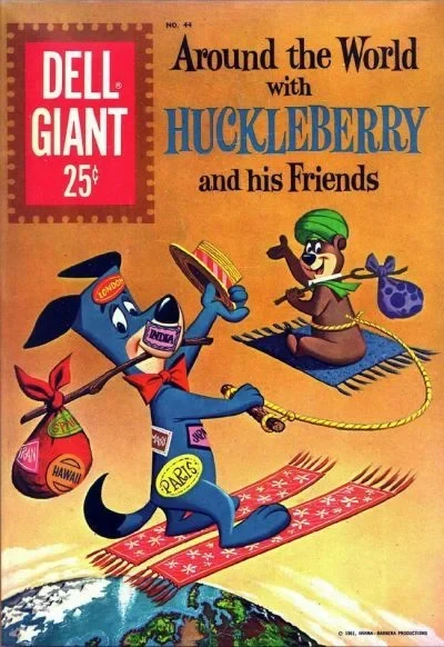 Cover of Around the World with Huckleberry Hound and His Friends