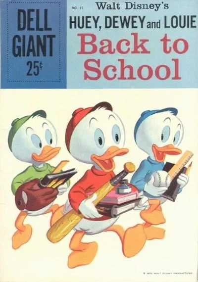 Cover of Huey, Dewey and Louie Back To School