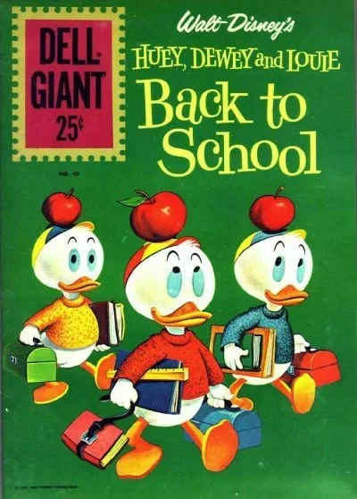 Cover of Huey, Dewey and Louie Back to School