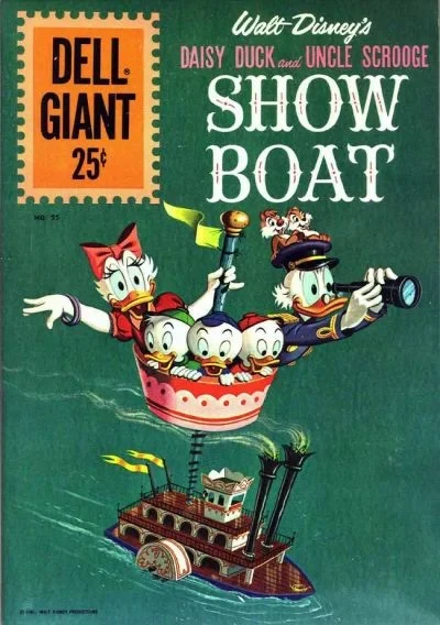 Cover of Walt Disney's Daisy Duck and Uncle Scrooge Show Boat