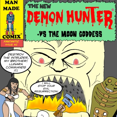 Cover of Demon Hunter vs. The Moon Goddess