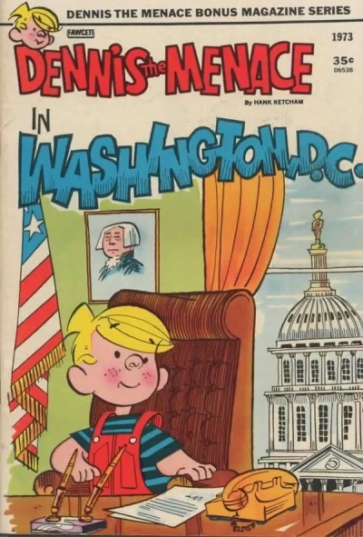 Cover of Dennis the Menace in Washington, D.C.