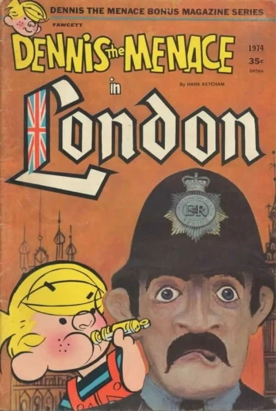 Cover of Dennis the Menace in London