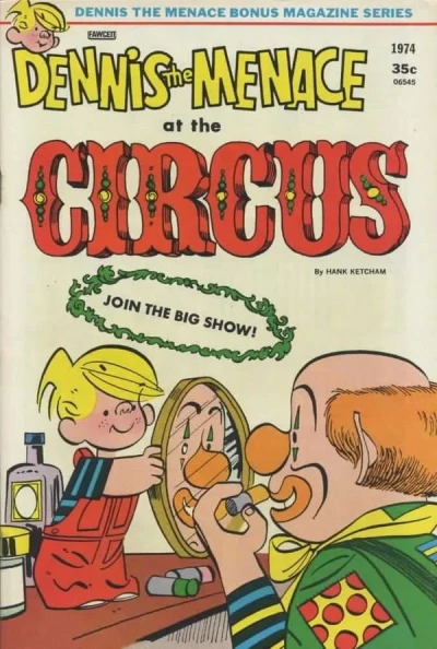 Cover of Dennis the Menace at the Circus