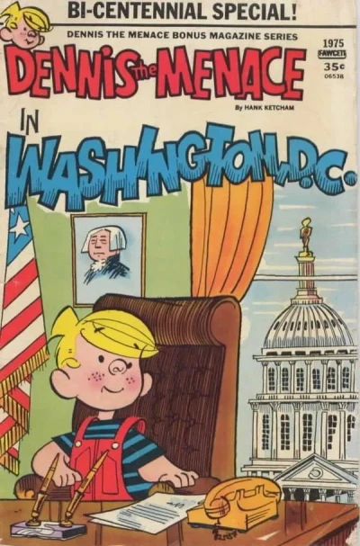 Cover of Dennis the Menace in Washington D.C.