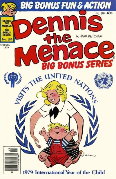 Cover of Dennis the Menace Visits the United Nations