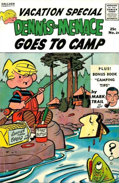 Cover of Dennis the Menace Goes to Camp