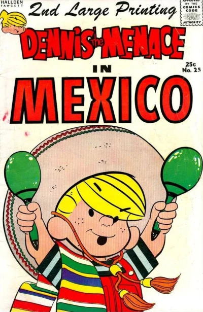 Cover of Dennis the Menace in Mexico